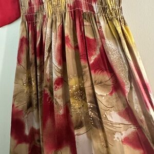 Beautiful silk dress with flower print